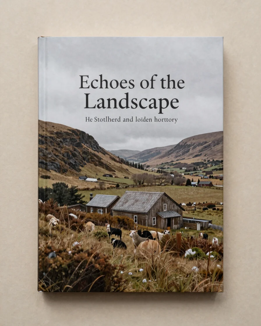 Front cover of Echoes of the Landscape, the illustrated book on S